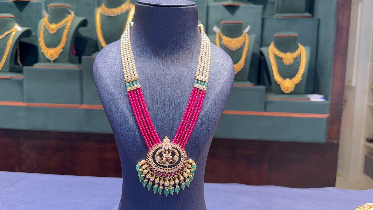 😱Just 4 గ్రాములకే నెక్లెస్, హారం డిజైన్స్ Latest Beads Jewellery Collections From 4g #Ugadhi Special