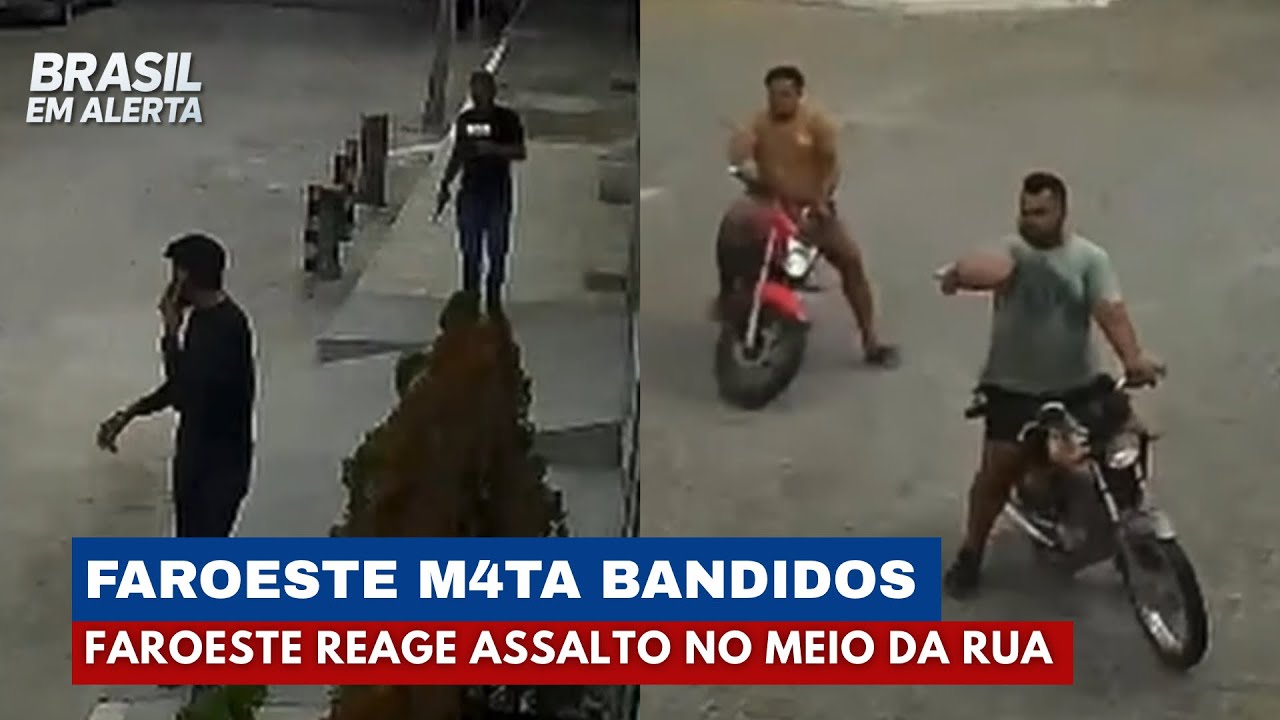 Faroeste Brasileiro Reage a Assalto e Criminosos se d&atilde;o mal | Brasil em Alerta