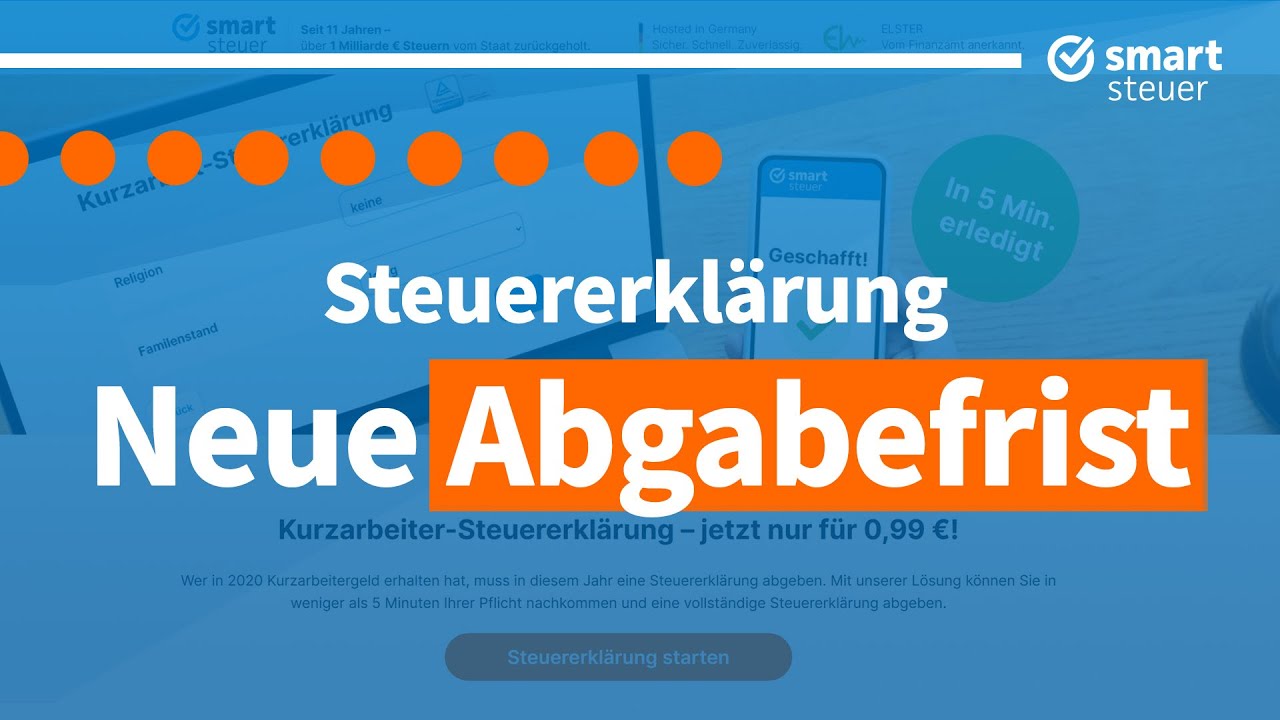 Wichtig: Neue Steuer-Frist ist beschlossen!