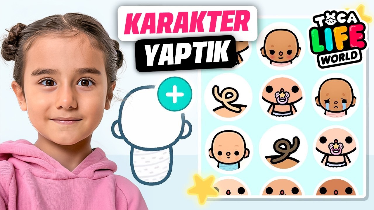 TOCA LİFE WORLD'DE KARAKTER YAPTIK!? @GamzeKarta  ​