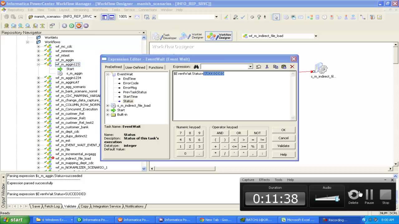 Informatica Scheduling with dependecies by manish