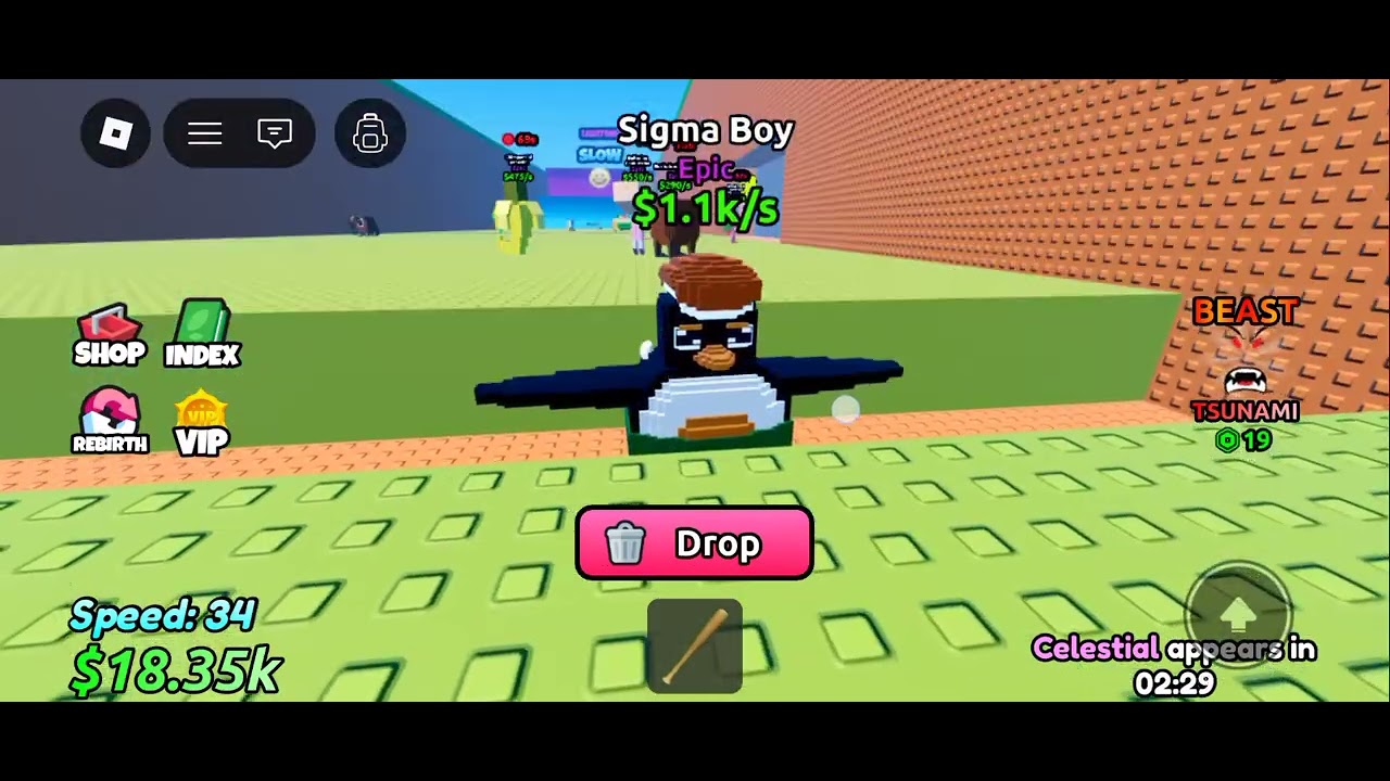 Saving brainrot from Tsunami