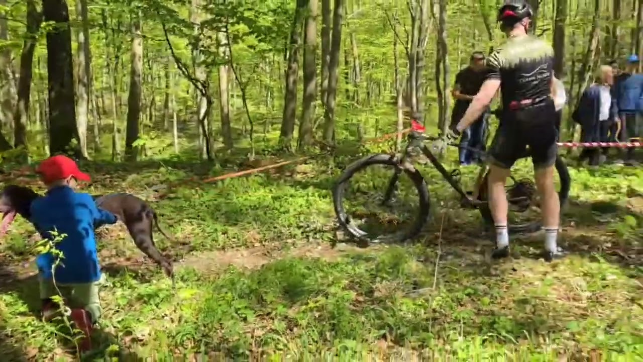 Igor Tracz and dogs and bikes