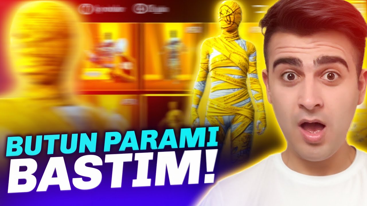 BÜTÜN PARAMI BASIP MUMYA SANDIĞI AÇTIM! PUBG Mobile