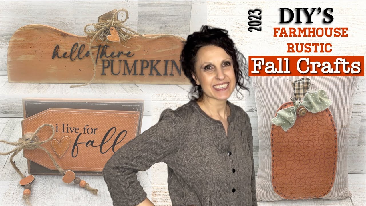 DIY Rustic Farmhouse Fall Crafts | DIY Fall Farmhouse Home Decor Crafts | DIY Fall Crafts 2023