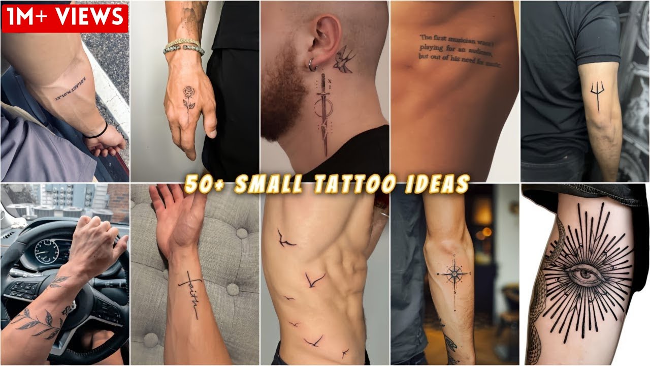 Try One Of These Tattoos In 2025 | Small Trending tattoos for men 2025 | Mini Tattoos for men