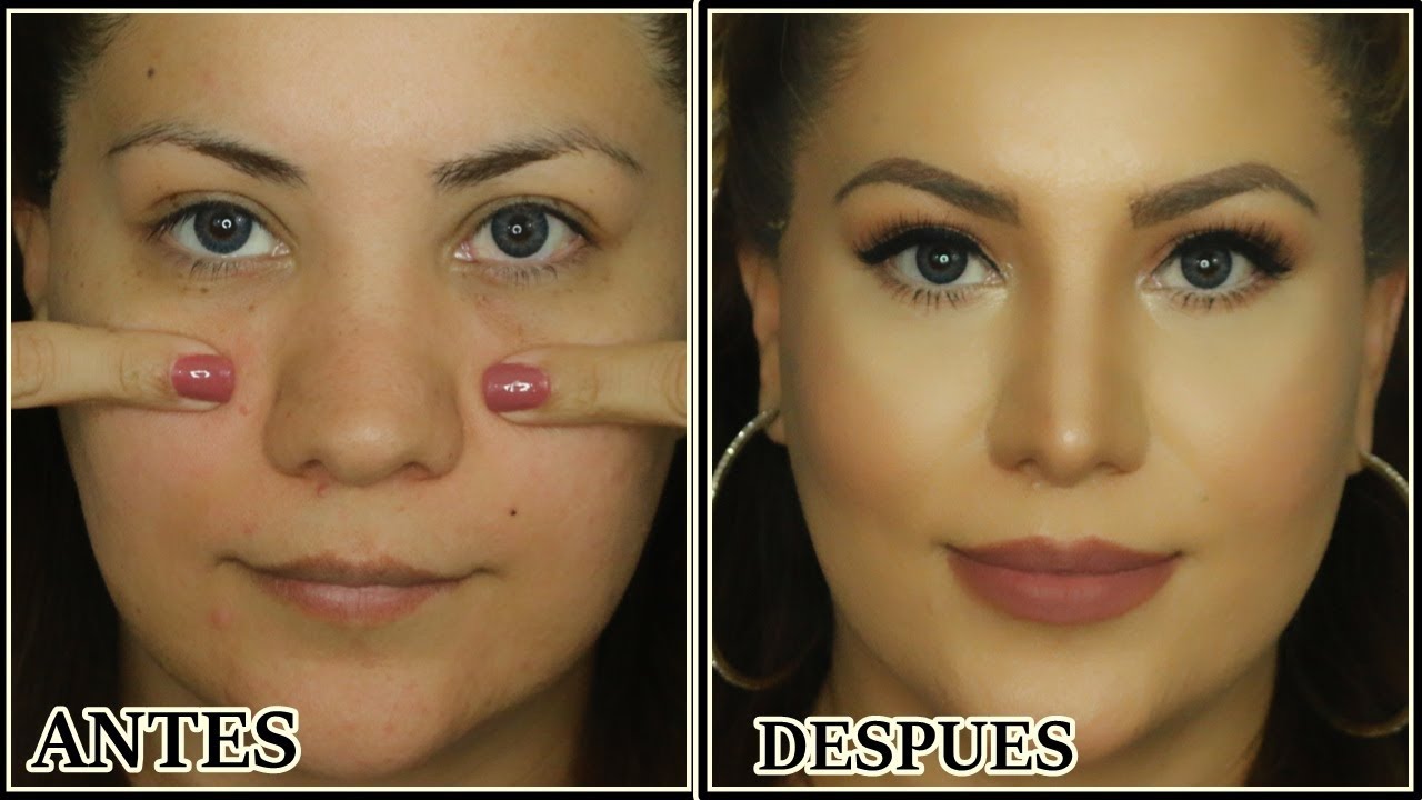como disimular la nariz,grande,ancha,con maquillaje  | como contornear la nariz