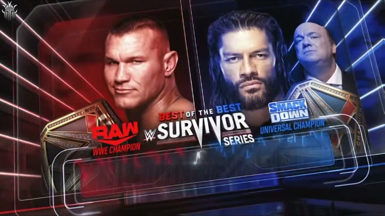 WWE Survivor Series 2020 WWE Champion Vs Universal Champion All Match Card Version