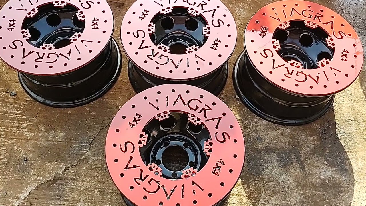 fabricando unos aros beadlocks para Rin 15s funcionales