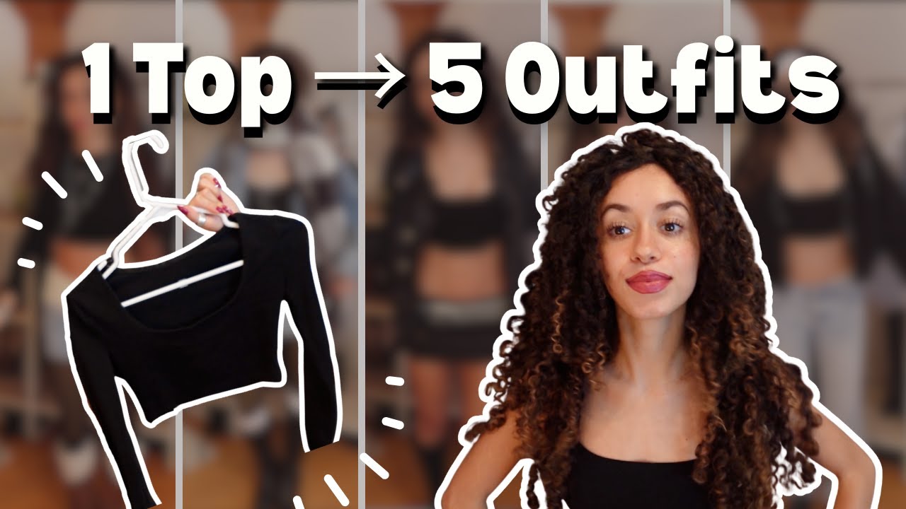 How I style one black top into 5 elevated outfits (2026, How to, Outfit inspo)