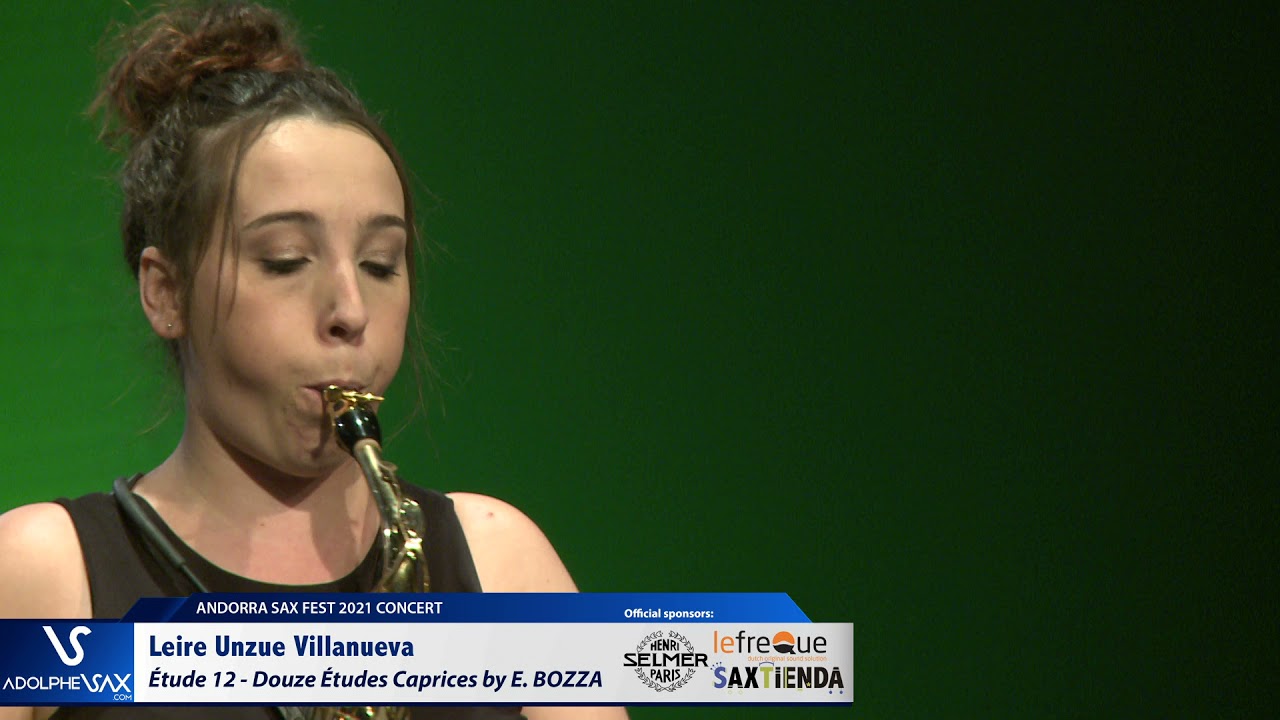 Leire Unzue Villanueva plays Étude 12   Douze Études Caprices by Eugène BOZZA