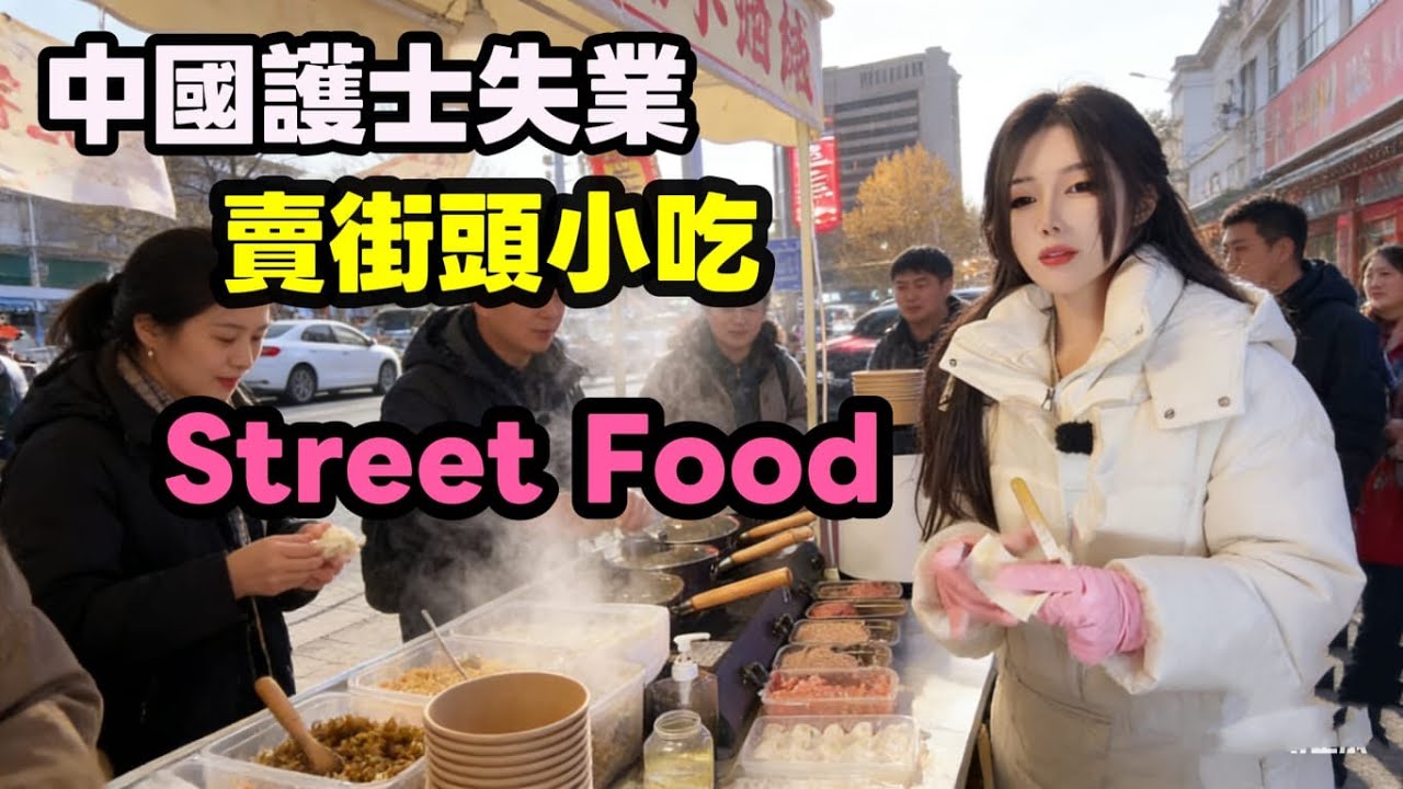 中國失業護士轉行賣街頭小吃🔥Amazing Skill😋 Awesome Streetfood Popular Quick Dishes #streetfood #food #中國#失業