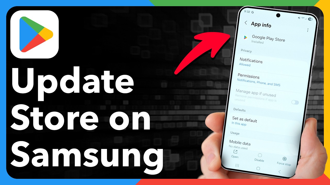 How To Update Google Play Store On Samsung Phone