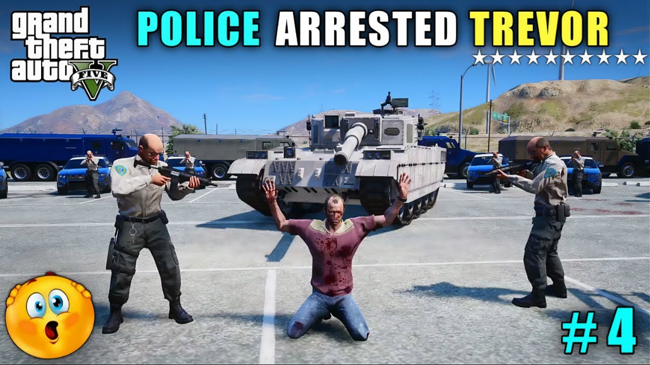 CAN WE SAVE TREVOR FROM PRISON - GTA 5 BANGLA!  😱#4
