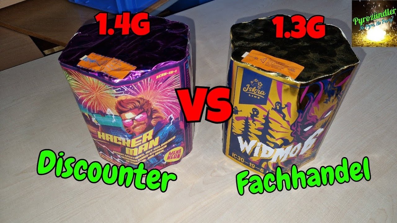 Albert Hackerman vs. Iskra Widmo 6 | Funke 1.4G vs. 1.3G Vergleich | Pyrozündler