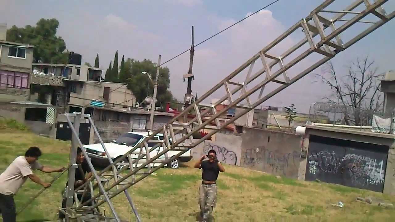 sistema para levantar en poste