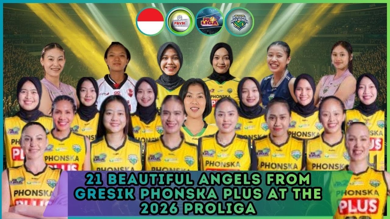 21 прекрасный ангел из волейбольного клуба Gresik Phonska Plus на турнире Proliga 2026