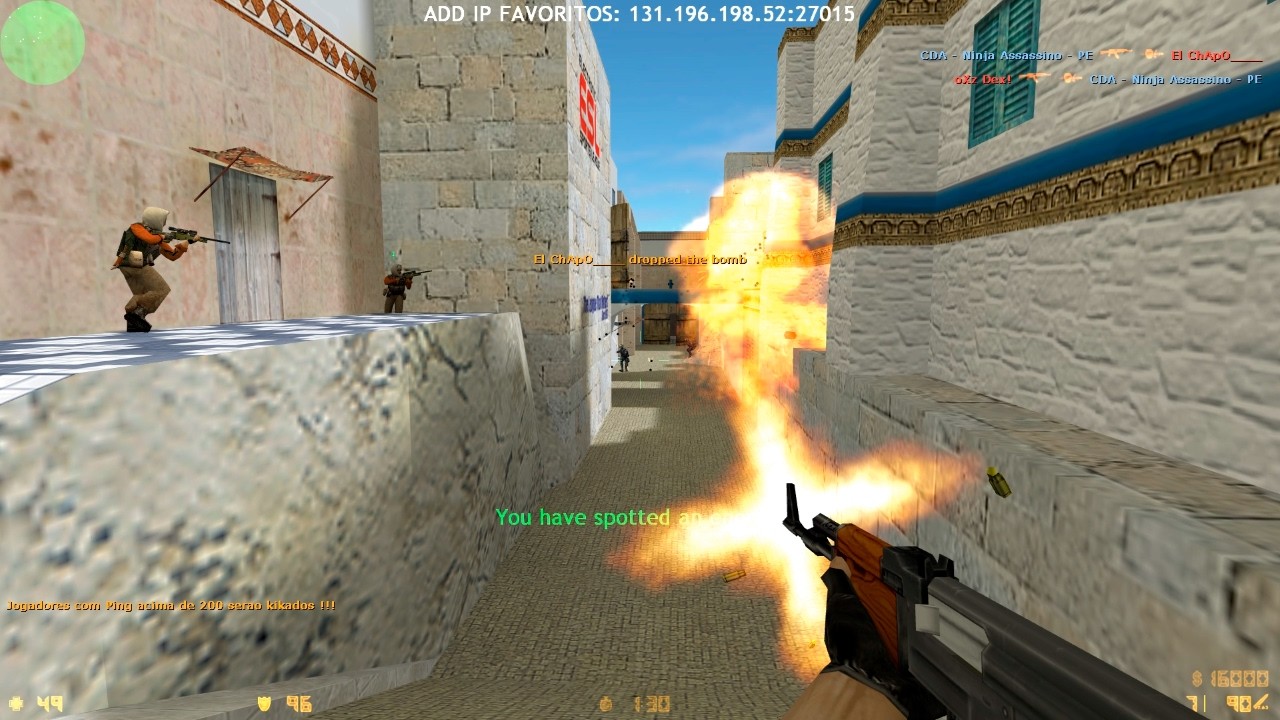 Counter Strike 1.6 ( Gameplay 211 - Steam ) de_Sunny