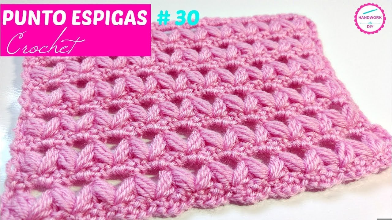 PUNTO CROCHET ESPIGAS # 30