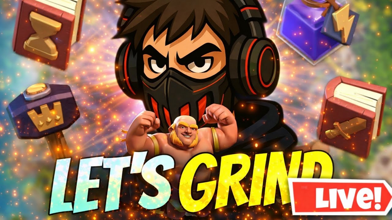 LIVE 🔴 GRIND IN CLASH OF CLANS । BASE VISIT। NEW SUBCRIBERS WELCOME ♥️