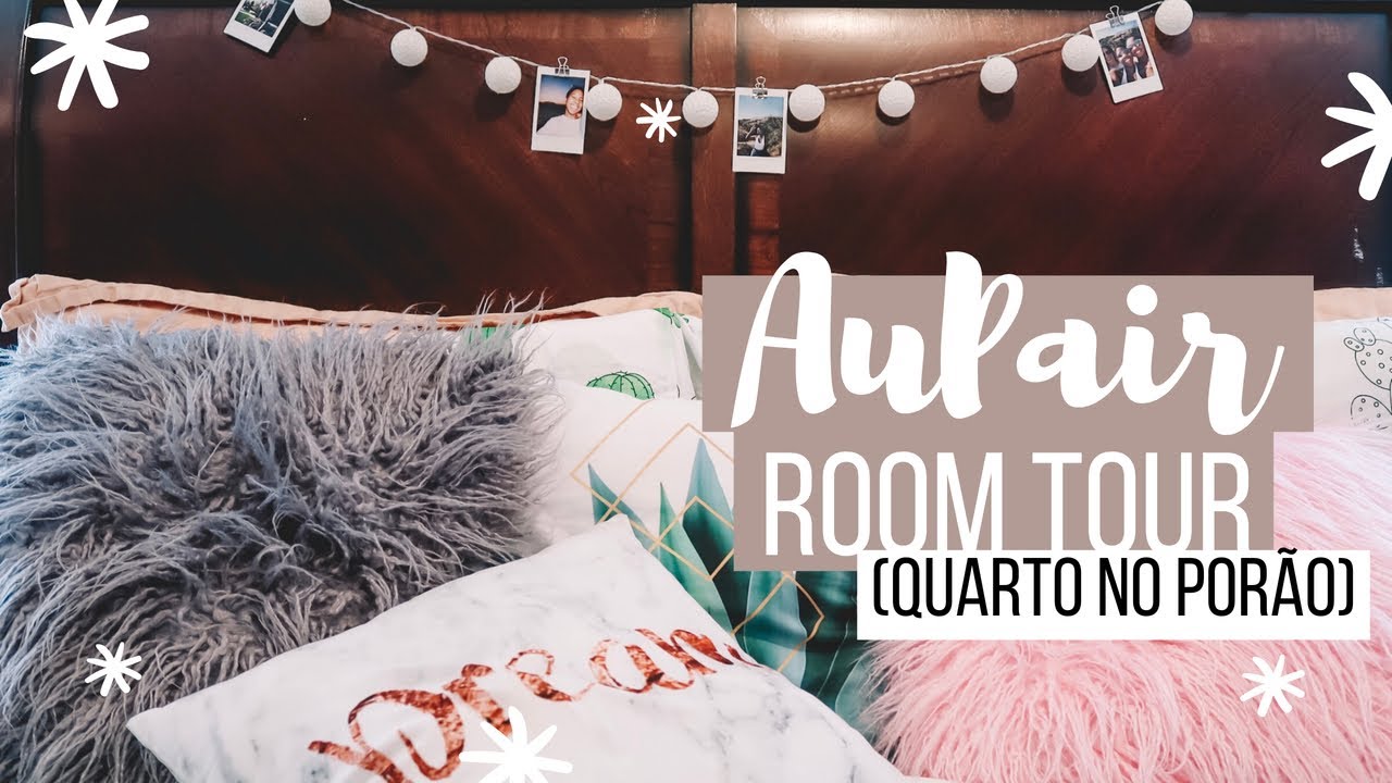 TOUR PELO MEU QUARTO: AU PAIR | Aline Nicomédio