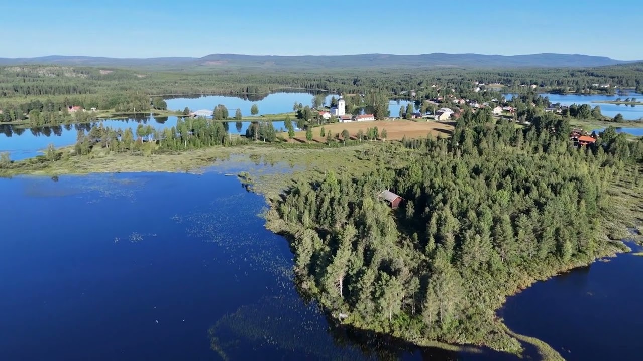 -E45- Inlandsvägen Ytterhogdal / Sweden by DJI mini 4 drone - 2024