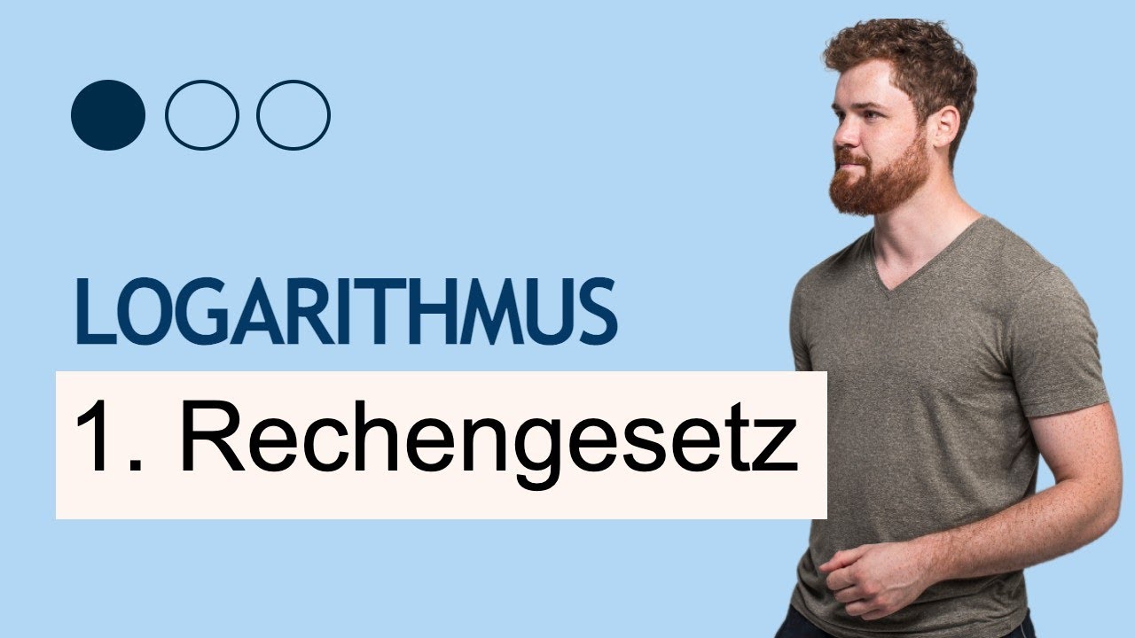 Logarithmus Rechengesetz 1. Am Beispiel.
