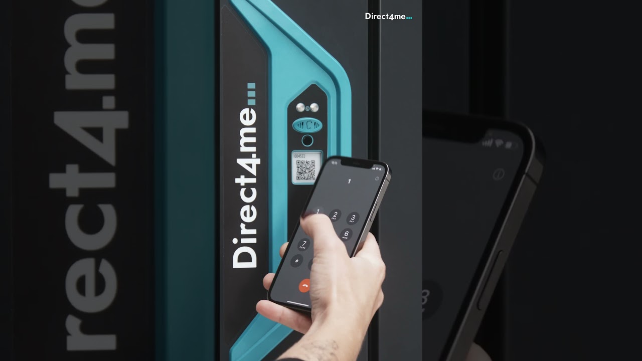 How to pick up a parcel from Direct4.me locker using just a simple phone call