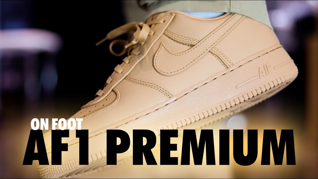 ON FOOT! Nike Air Force 1 PRM Premium Vachetta Tan Schopes 4K IM3078-200