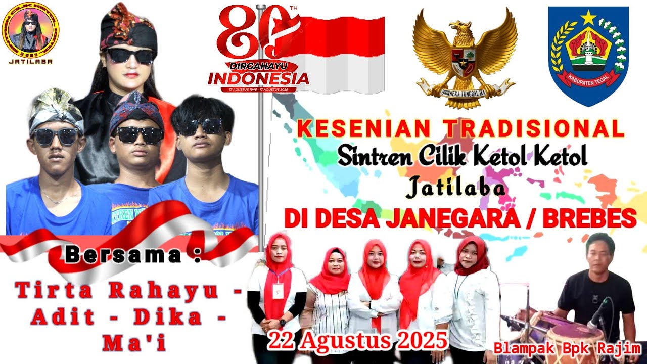 Live Sintren Cilik Ketol Jatilaba Di Desa Janegara-Brebes Tanggapan Warga Rt 01/Rw 01