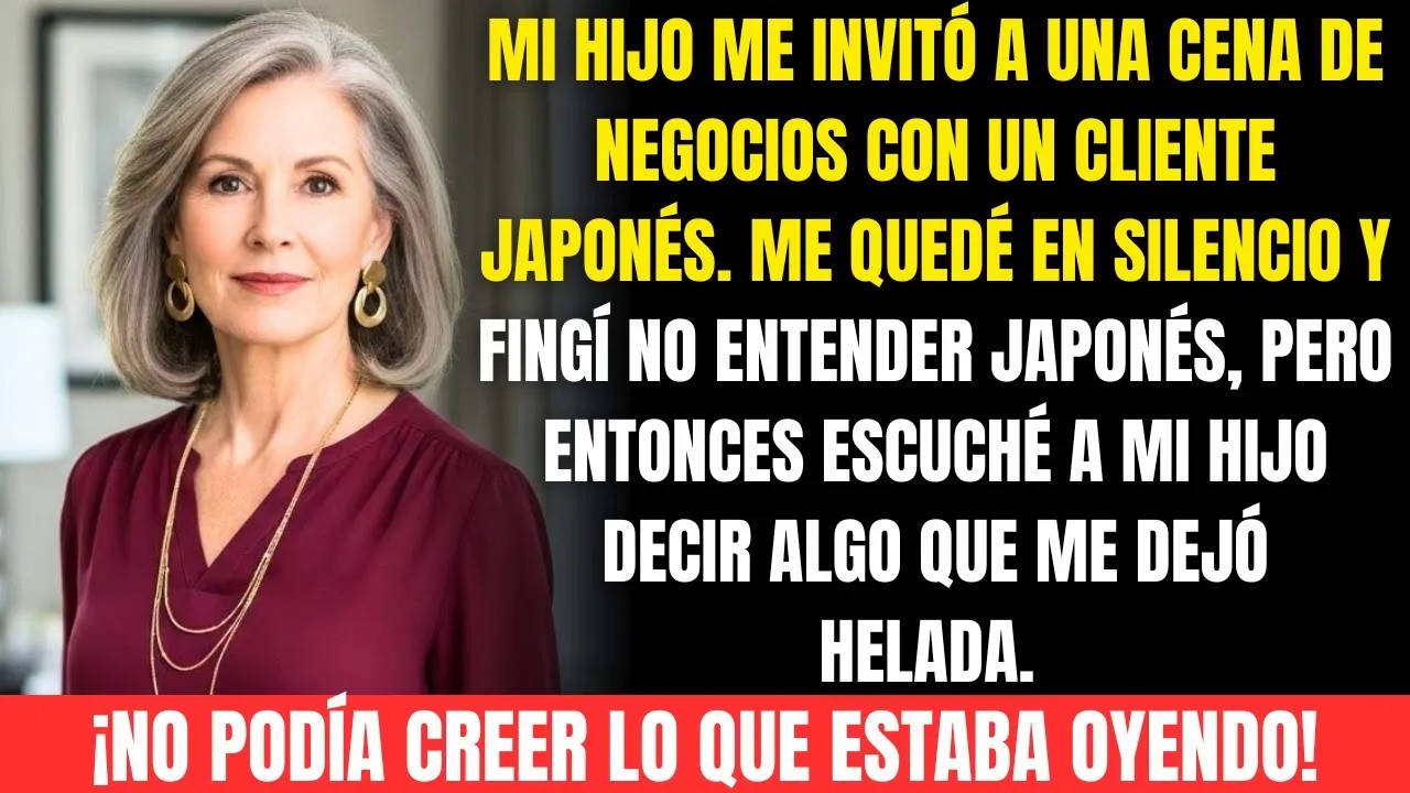 Mi hijo hablaba japonés creyendo que yo no entendía… y dijo algo que jamás olvidé