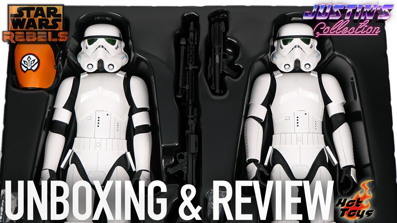 Hot Toys Stormtrooper Squad Leader Star Wars Rebels Hono Studio Unboxing & Review