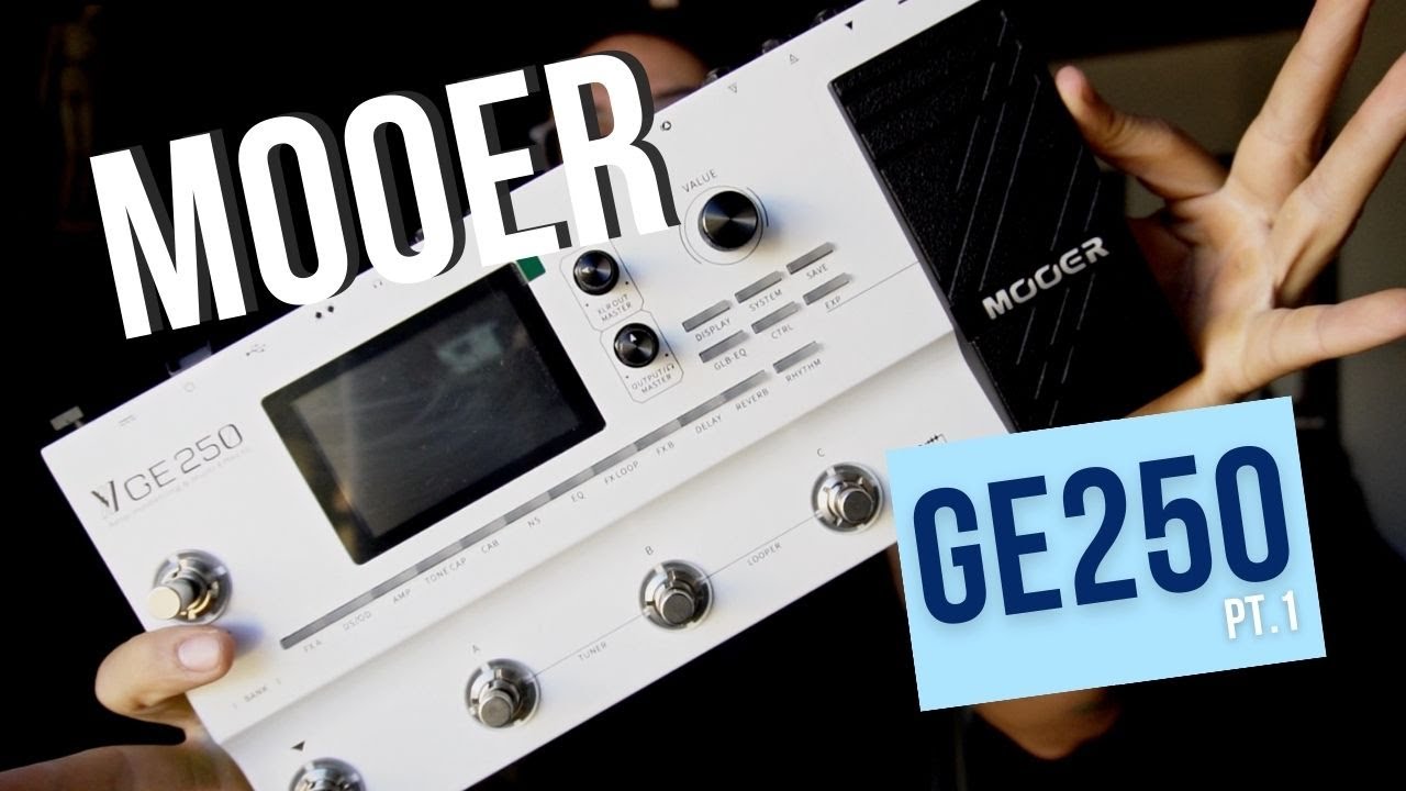 COMENCEMOS POR SU USO ASÍ COMO CAIGA -  MOOER GE250