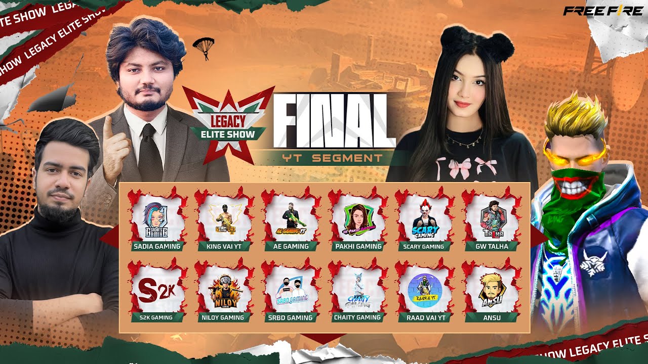 [🔴LIVE] YOUTUBERS FINAL | VERTEX LEGACY ELITE SHOW | FT.@raadvaiyt829@goltuvai.official@Flickerz7