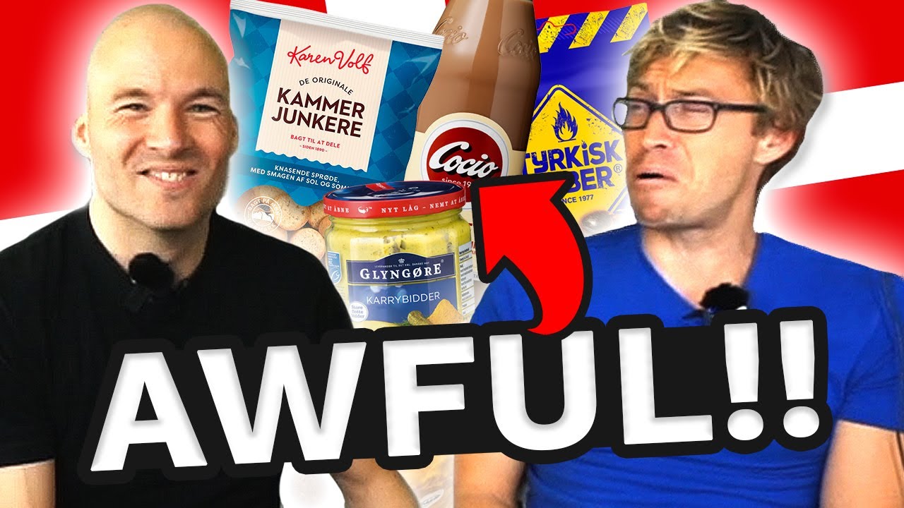 Russell Howard Tries DANISH FOOD CHALLENGE