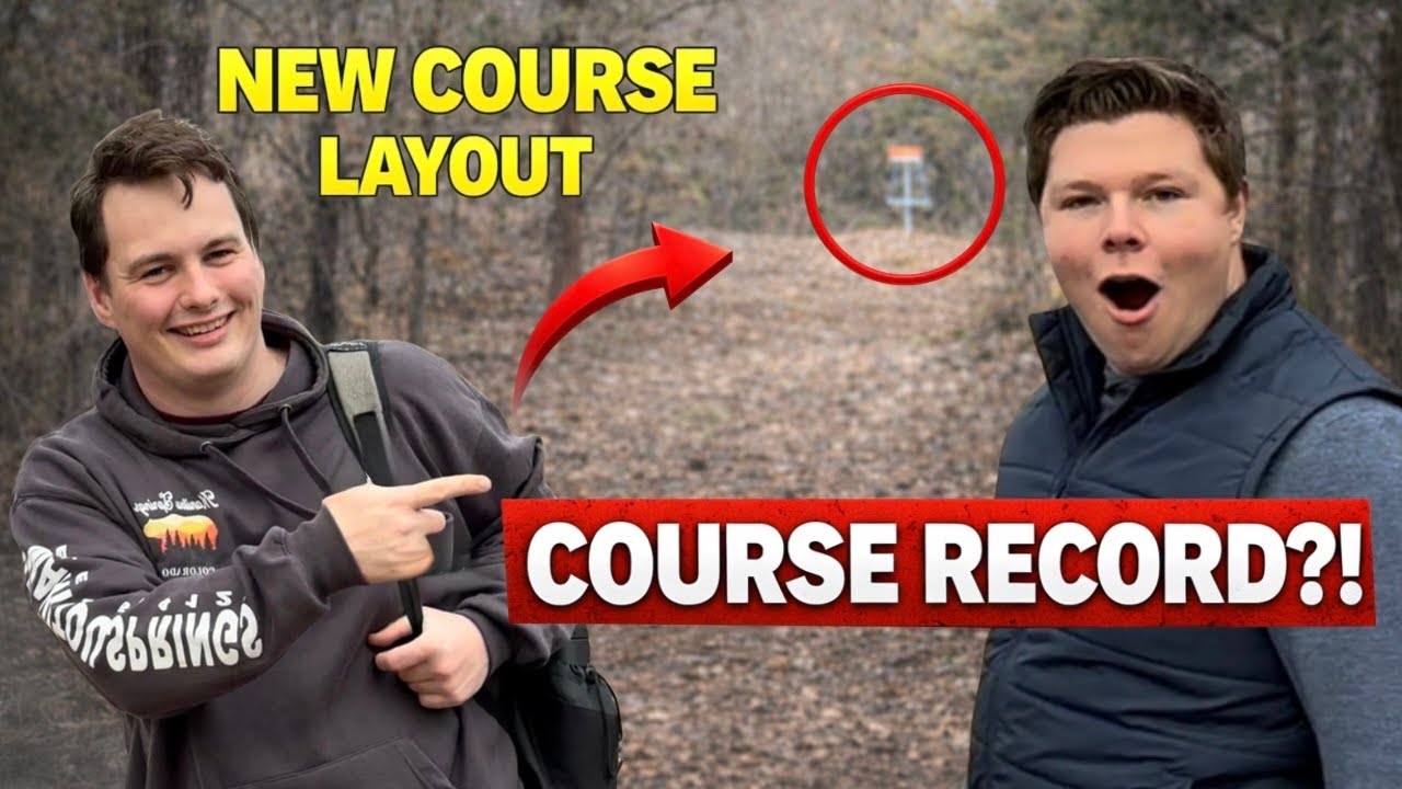 We Tried to BREAK the Course Record on a BRAND NEW Layout