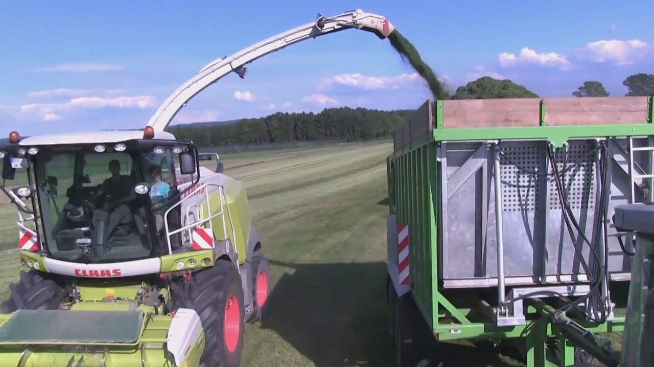 Claas Jaguar 960 - Grash&auml;ckseln mit Fendt, MF, Bergmann, Veenhuis, Demmler... | Lu Walser