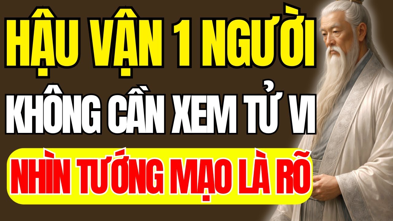 Cổ Nhân Dạy: Không Cần Xem Tử Vi, Nhìn Mặt Cũng Biết Hậu Vận Một Người | Triết Lý Cuộc Sống