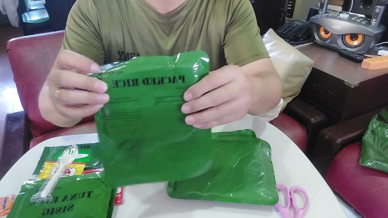 Meal Ready To Eat For The AFP#army #viralvideo #military #laagan