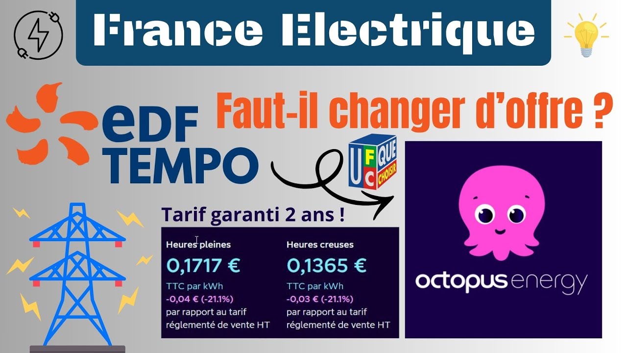 ELECTRICITE / OCTOPUS ENERGY va t-il prendre des clients EDF TEMPO ?