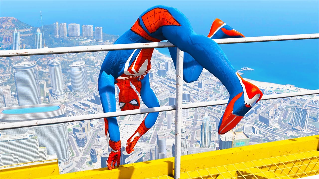 Spider Man Funny Game Moments (GTA 5 Spiderman Fails)