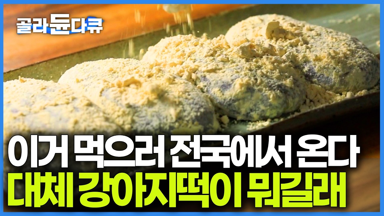 아흔 넘은 어르신들도 이 떡 먹고 한동안 말을 잇지 못했다｜강아지떡 그 이름 뒤 숨겨진 가슴 아픈 역사｜인천 교동도 대룡시장｜한국기행｜#골라듄다큐