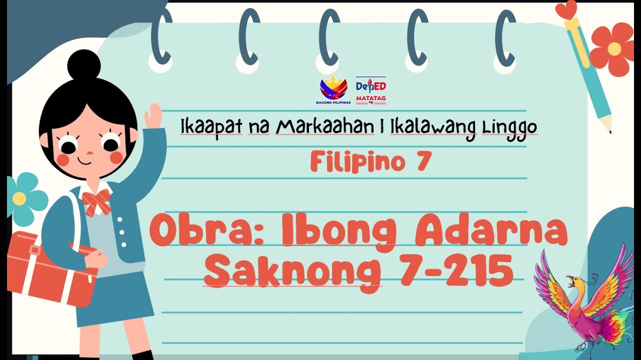 FILIPINO 7_WEEK2 ( Obra: Ibong Adarna Saknong 7-215)