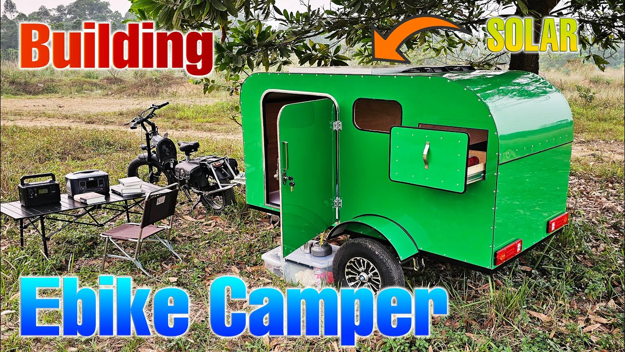 Строим мини-прицеп-кампер для E-bike – DIY MobiHome Подробная сборка