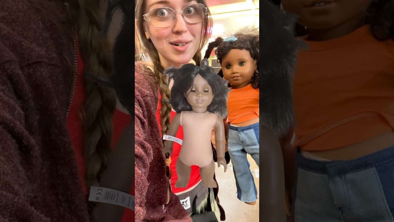 I FINALLY FOUND C&Eacute;CILE!! - American girl doll thrift find
