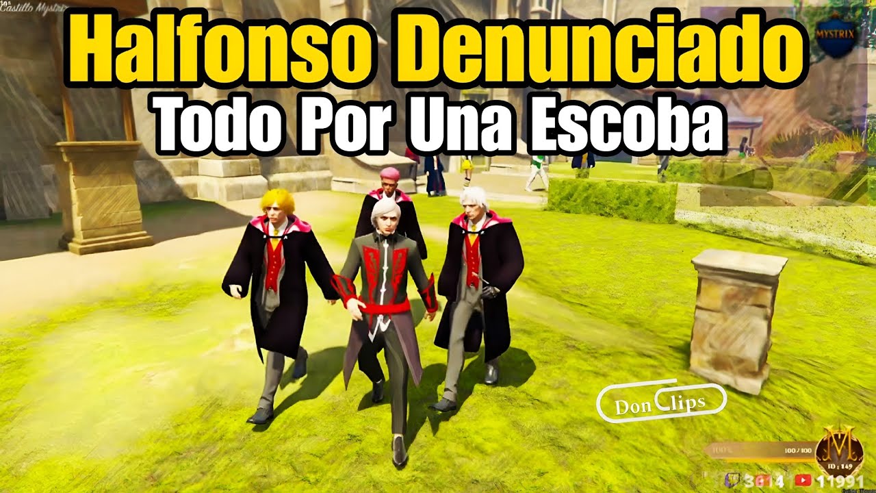 HALFONSO (NEXXUZ) es DENUNCIADO todo Por UNA ESCOBA Mystrix 