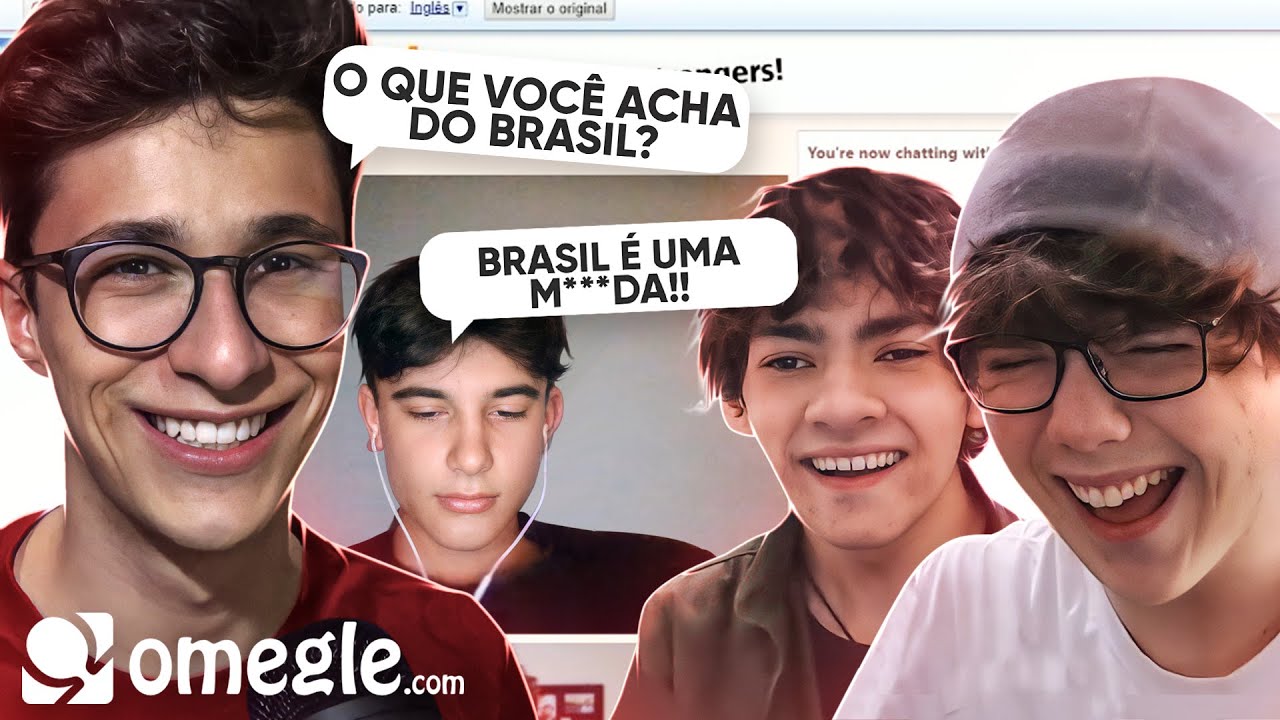 O QUE OS GRINGOS PENSAM DO BRAZIL NO OMEGLE? ft. CONRADX