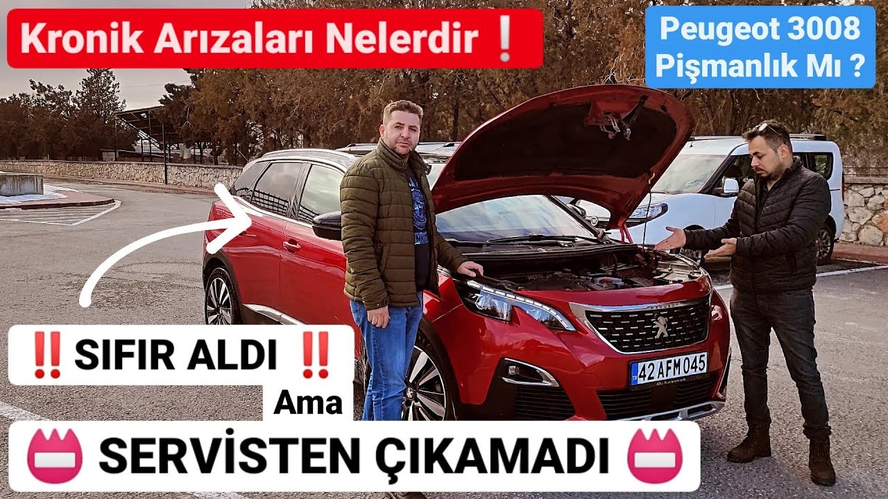 Peugeot 3008 Gt Line / 1.5 hdi EAT8 / SIFIR ALDI PİŞMAN OLDU / Kronik Arızaları Neler ?