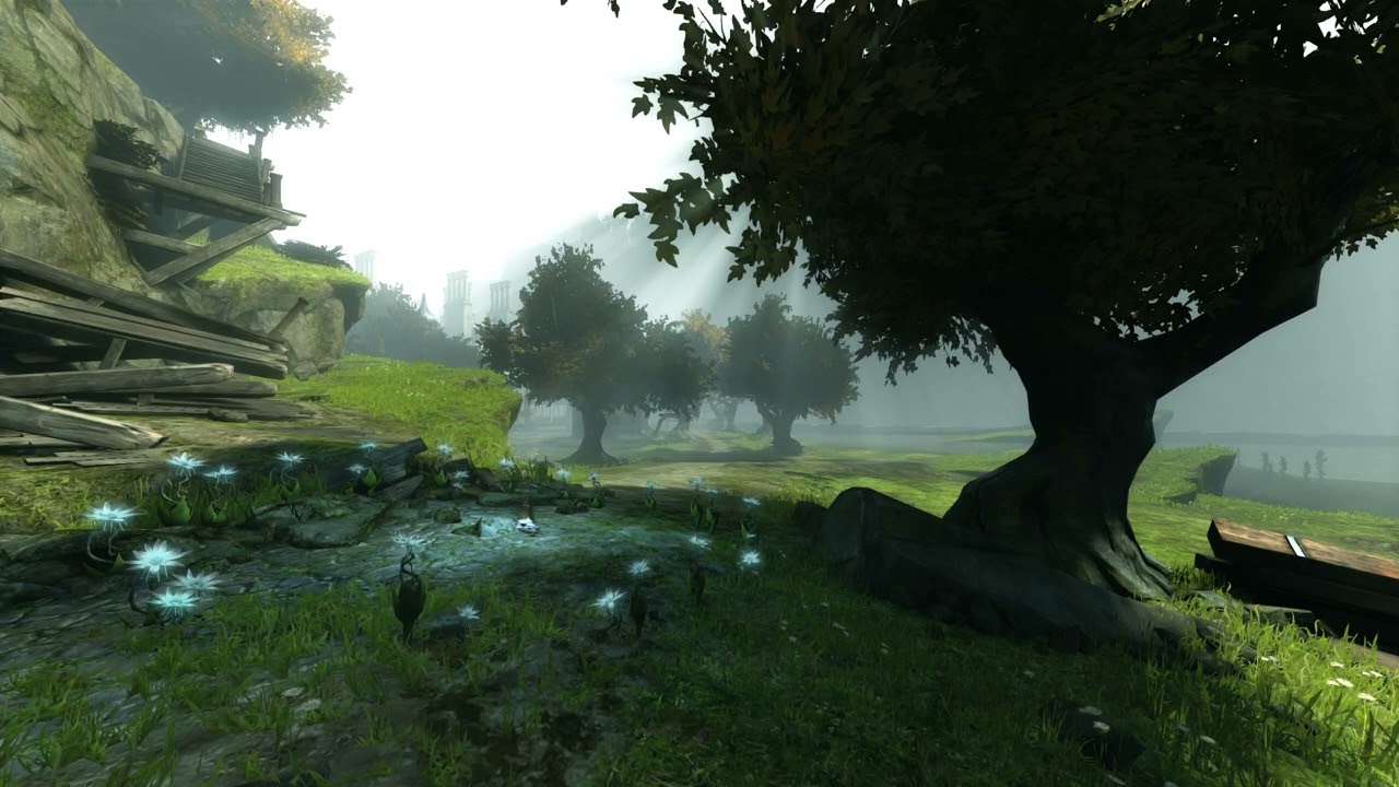Dishonored Ambience | Flower Patch with a Gravehound Skull