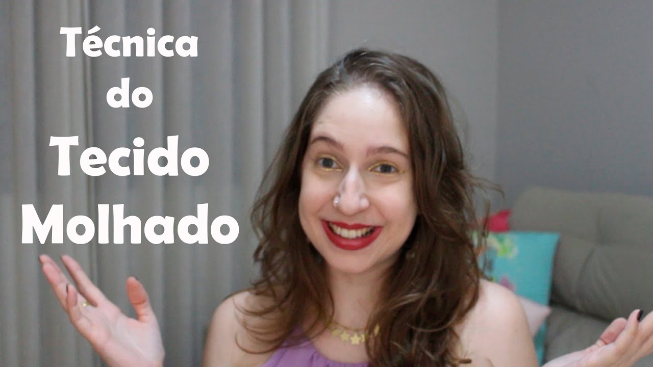 O que é a técnica do drapeado molhado ou tecido molhado?